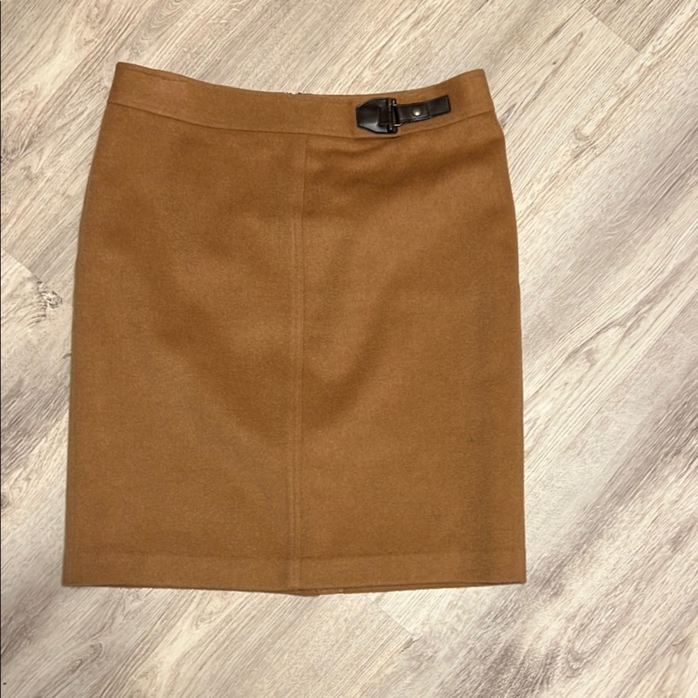 J. McLaughlin Tan Mini Pencil Skirt for Work